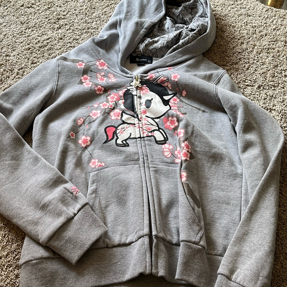 Tokidoki unicorno sakura hoodie xl